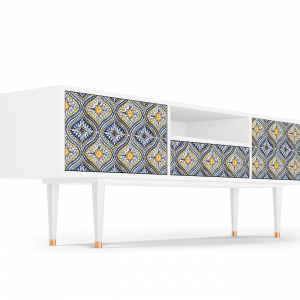 Sideboard - STORYZ - T6 Illusory Pattern - White