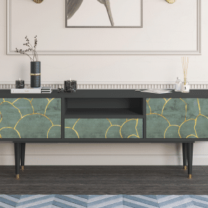 Sideboard - STORYZ - T6 Magnificent Water Lily - Antracite