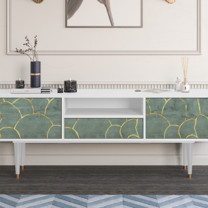 Sideboard - STORYZ - T6 Magnificent Water Lily - White