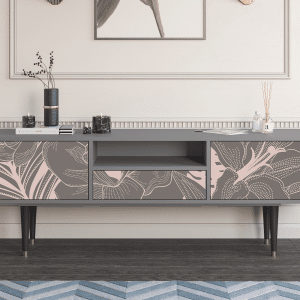 Sideboard - STORYZ - T6 Issabelline Flower - Grey