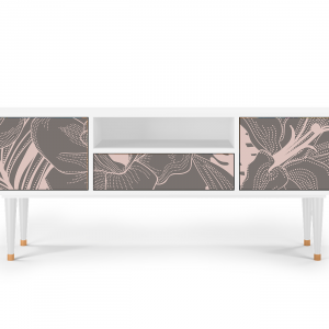 Sideboard - STORYZ - T6 Issabelline Flower - White