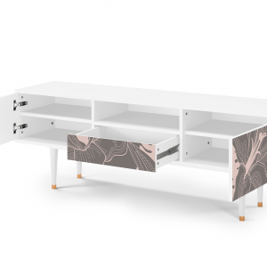 Sideboard - STORYZ - T6 Issabelline Flower - White