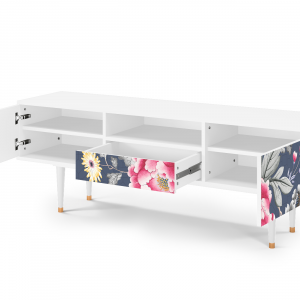 Sideboard - STORYZ - T6 Dark Flower Bed - White
