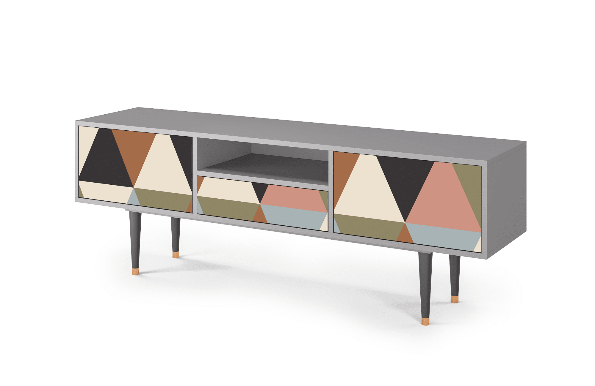 T6_88_002 Sideboard - STORYZ - T6 Royal Triangles - Grey