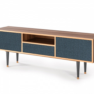 Sideboard - STORYZ - T6 Knitted Pattern - Walnut