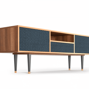 Sideboard - STORYZ - T6 Knitted Pattern - Walnut