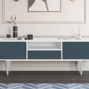 Sideboard - STORYZ - T6 Knitted Pattern - White