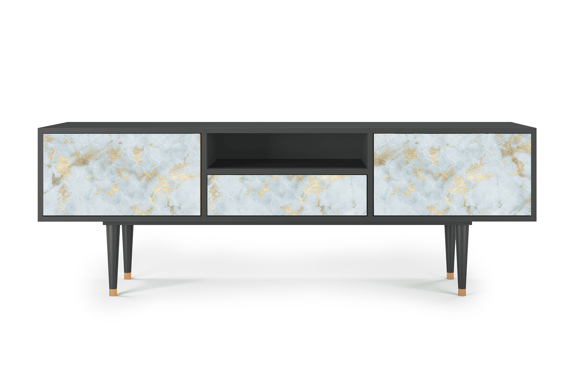 Sideboard – STORYZ – T6 Golden Waves – Antracite Sideboard - STORYZ - T6 Golden Waves - Antracite