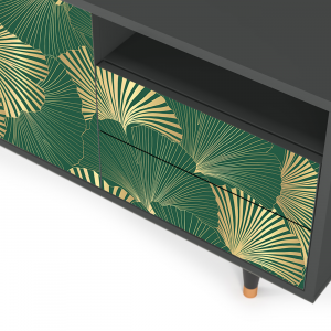 Sideboard - STORYZ - T7 Gold Ginkgo - Antracite