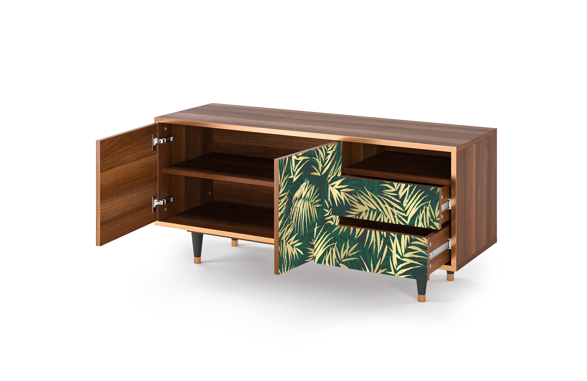Sideboard – STORYZ – T7 Sunny Palm Tree – Walnut Sideboard - STORYZ - T7 Sunny Palm Tree - Walnut