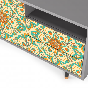 Sideboard - STORYZ - T7 Hindu Daisy - Grey