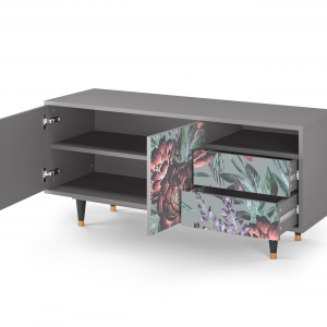 Sideboard - STORYZ - T7 Light Peonies - Grey