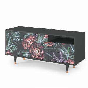 Sideboard - STORYZ - T7 Dark Peonies - Antracite