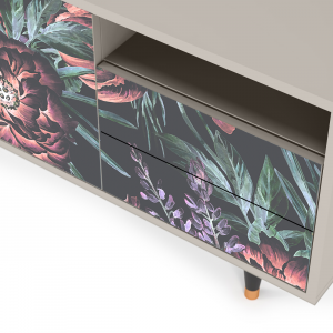 Sideboard - STORYZ - T7 Dark Peonies - Sand