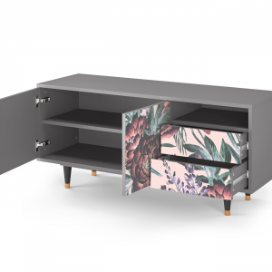 Sideboard - STORYZ - T7 Peach Peonies - Grey