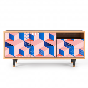 Sideboard - STORYZ - T7 Pinky Squares - Walnut