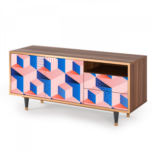 Sideboard - STORYZ - T7 Pinky Squares - Walnut