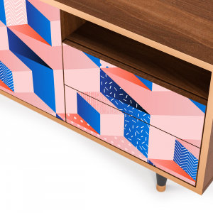 Sideboard - STORYZ - T7 Pinky Squares - Walnut