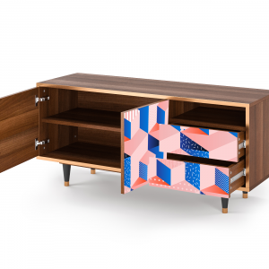 Sideboard - STORYZ - T7 Pinky Squares - Walnut