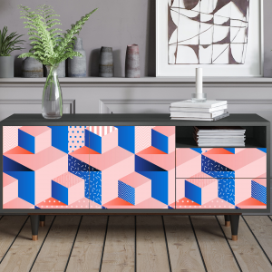 Sideboard - STORYZ - T7 Pinky Squares - Antracite