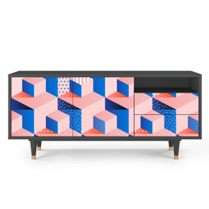 Sideboard - STORYZ - T7 Pinky Squares - Antracite