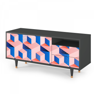 Sideboard - STORYZ - T7 Pinky Squares - Antracite