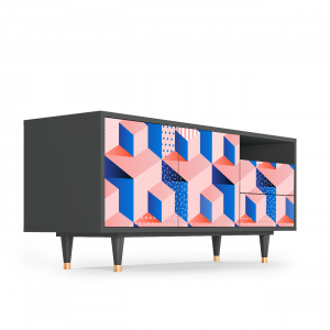 Sideboard - STORYZ - T7 Pinky Squares - Antracite