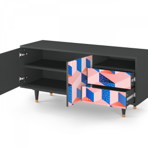 Sideboard - STORYZ - T7 Pinky Squares - Antracite