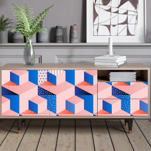Sideboard - STORYZ - T7 Pinky Squares - Latte