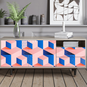 Sideboard - STORYZ - T7 Pinky Squares - Sand