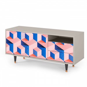 Sideboard - STORYZ - T7 Pinky Squares - Sand