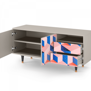 Sideboard - STORYZ - T7 Pinky Squares - Sand