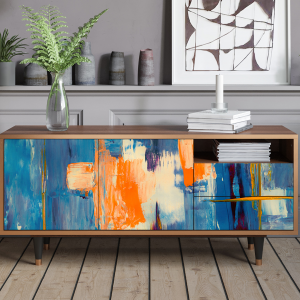 Sideboard - STORYZ - T7 Abstract Expressionism - Walnut