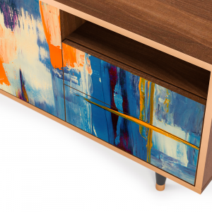 Sideboard - STORYZ - T7 Abstract Expressionism - Walnut