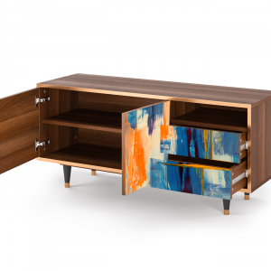 Sideboard - STORYZ - T7 Abstract Expressionism - Walnut