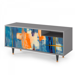 Sideboard - STORYZ - T7 Abstract Expressionism - Grey