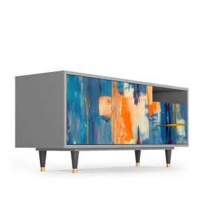 Sideboard - STORYZ - T7 Abstract Expressionism - Grey