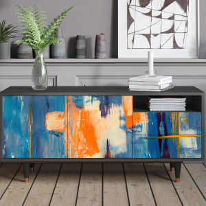 Sideboard - STORYZ - T7 Abstract Expressionism - Antracite