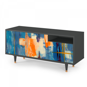 Sideboard - STORYZ - T7 Abstract Expressionism - Antracite
