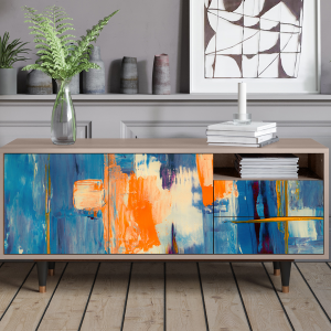 Sideboard - STORYZ - T7 Abstract Expressionism - Latte