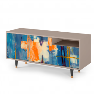 Sideboard - STORYZ - T7 Abstract Expressionism - Latte