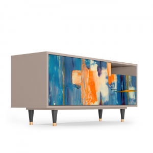 Sideboard - STORYZ - T7 Abstract Expressionism - Latte