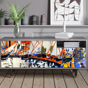 Sideboard - STORYZ - T7 Le Séchage des voiles  - Grey