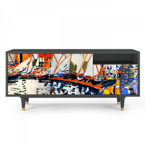 Sideboard - STORYZ - T7 Le Séchage des voiles  - Antracite