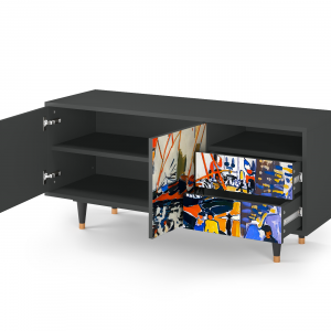 Sideboard - STORYZ - T7 Le Séchage des voiles  - Antracite