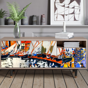 Sideboard - STORYZ - T7 Le Séchage des voiles  - Latte