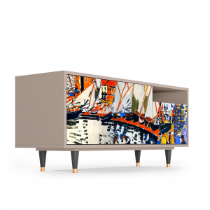 Sideboard - STORYZ - T7 Le Séchage des voiles  - Latte