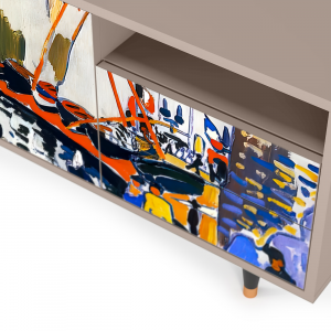 Sideboard - STORYZ - T7 Le Séchage des voiles  - Latte