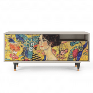 Sideboard - STORYZ - T7 Lady with Fan by Klimt - Sand