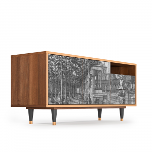 Sideboard - STORYZ - T7 View of the Piazza - Walnut